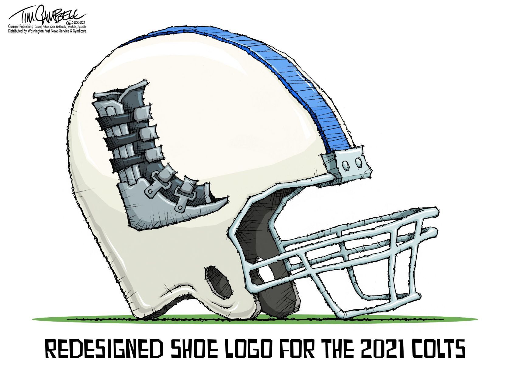 Tim Campbell cartoon